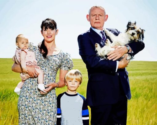 Doc Martin Family Paint by number