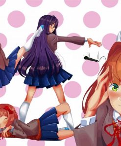 Doki Doki Literature Club Characters Paint by number