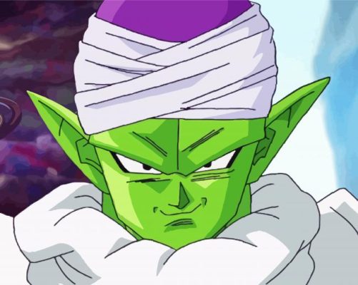 Dragon Ball Z Piccolo paint by number