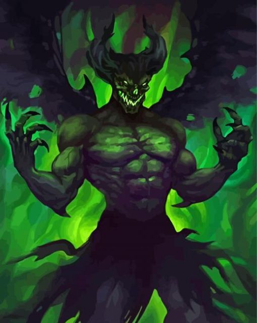 Dungeons And Dragond Demon Lord paint by number
