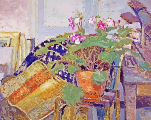 Edouard Vuillard Pot Of Flowers paint by number