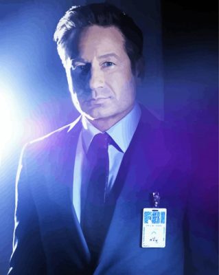 Fox Mulder paint by number