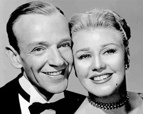 Fred Astaire And Ginger Rogers paint by number