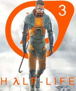 Half Life 3 Poster paint by number