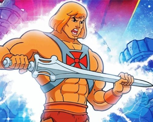 He Man Masters Of The Universe paint by number