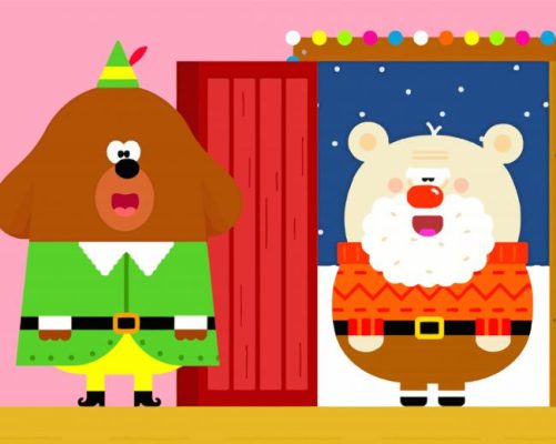 Hey Duggee Dvd paint by number