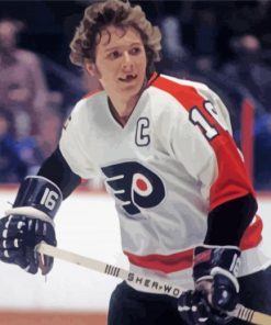 Ice Hockey Player Bobby Clarke paint by number