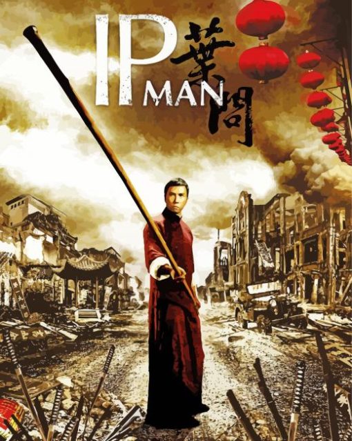 Ip Man Movie paint by number