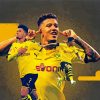 Jadon Sancho Football Player paint by number