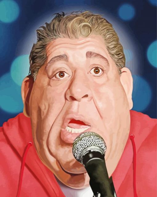 Joey Diaz Comedian Caricature paint by number