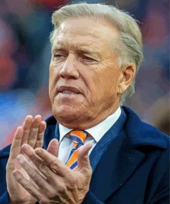 John Elway paint by number