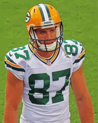 Jordy Nelson paint by number