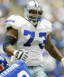 Larry Allen Player Paint by number