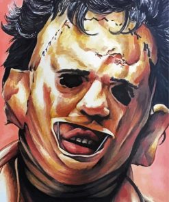 Leatherface Texas Chainsaw Massacre Paint by number