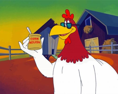 Leghorn Foghorn Cartoon Paint by number