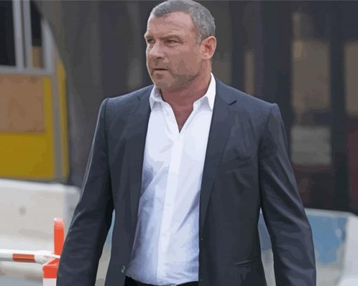 Liev Schreiber Ray Donovan Character paint by number