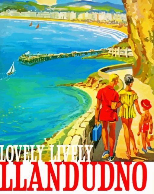 Llandudno paint by number