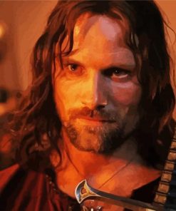 Lord Of The Rings Aragorn paint by number