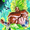 Mad Broly Character paint by number