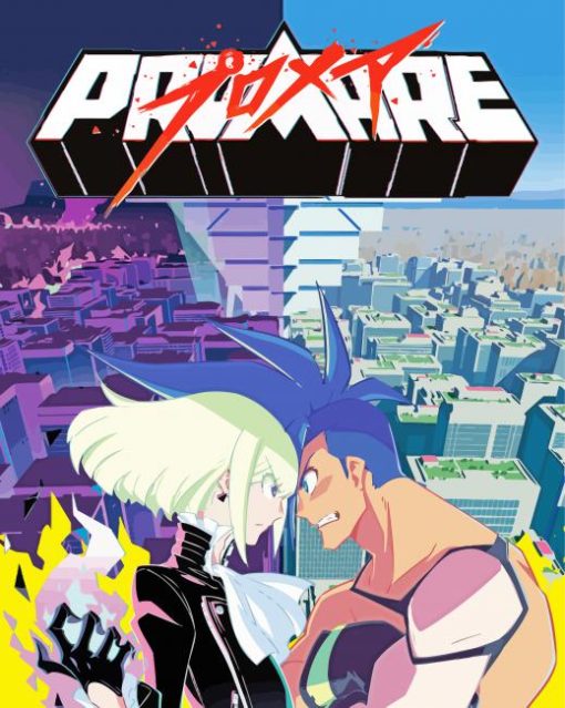 Mad Burnish Promare paint by number
