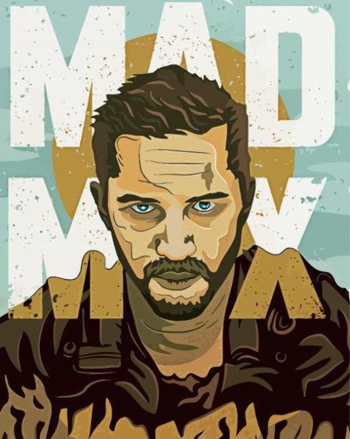 Mad Max Art paint by number
