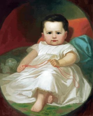 Mary Frances Ward George Caleb Bingham paint by number