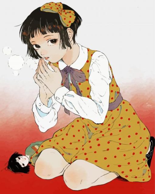 Midori Shoujo Tsubaki Paint by number