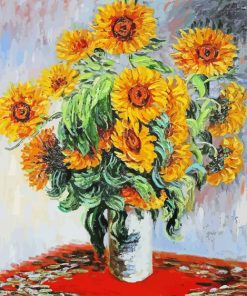 Monet Sunflowers paint by number