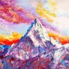 Mt Everest Art paint by number