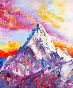 Mt Everest Art paint by number