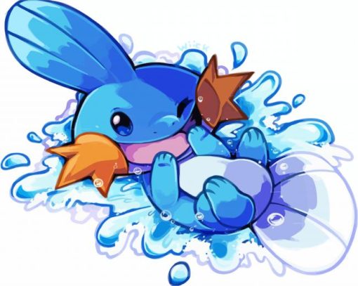 Mudkip Art paint by number