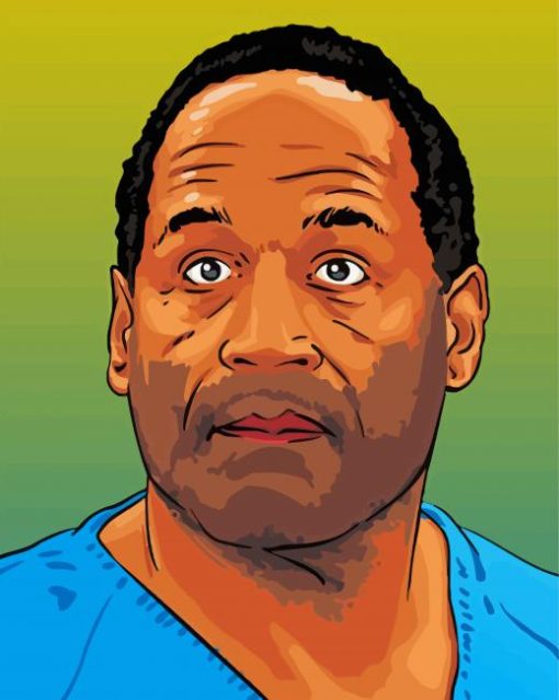 OJ Simpson Art paint by number