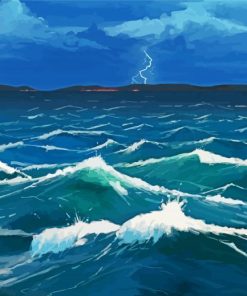 Ocean Storm paint by number
