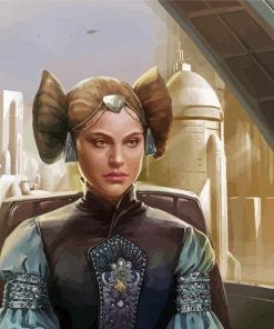 Padme Amidala Star Wars paint by number