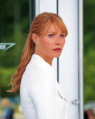 Pepper Potts paint by number