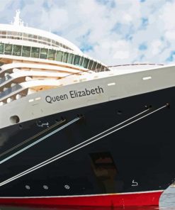 Queen Elizabeth Cruise Ship paint by number