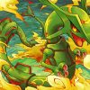 Rayquaza Art paint by number