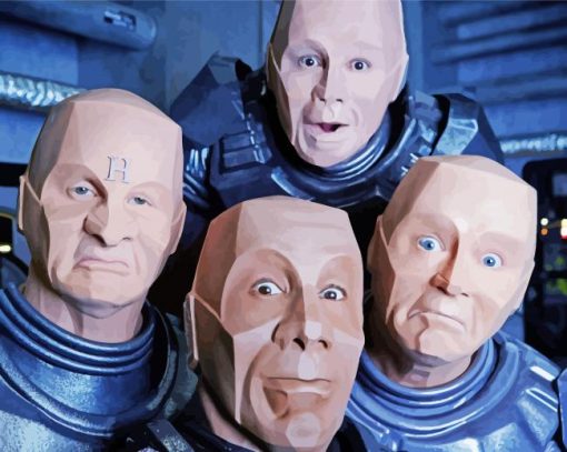 Red Dwarf Movie paint by number