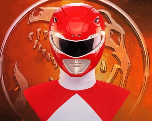 Red Ranger paint by number