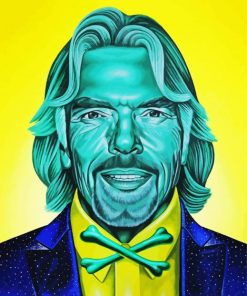 Richard Branson paint by number