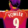 Robbie Fowler Footballer Pop Art Paint by number