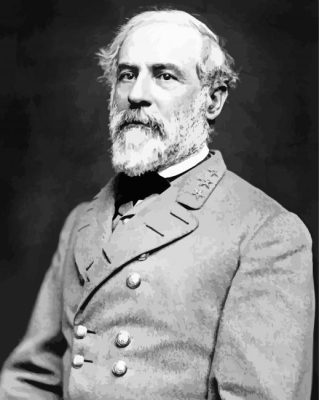 Robert Edward Lee paint by number