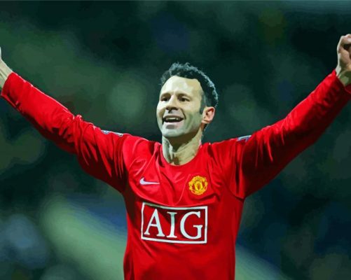 Ryan Giggs Football Player Paint by number