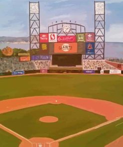 San Francisco Oracle Park Paint by number