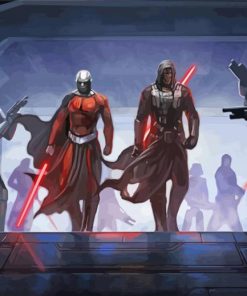 Star Wars Old Republic Game paint by number