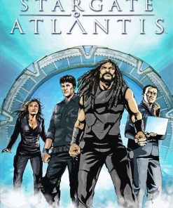 Stargate Atlantis Poster Art paint by number