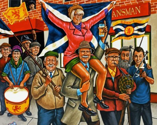 Still Game Illustration paint by number