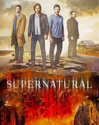 Supernatural Poster Paint by number