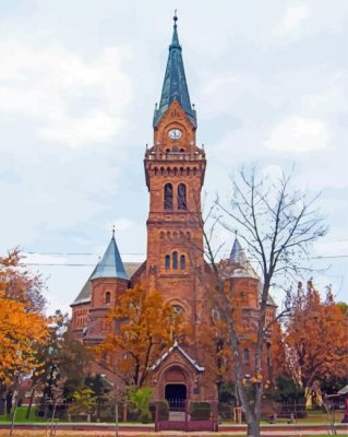 Szarvas Church paint by number