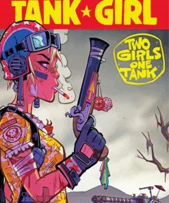 Tank Girl Poster Art paint by number